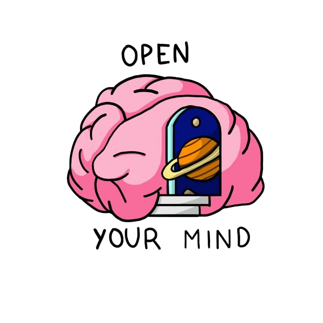 Open your mind Sticker